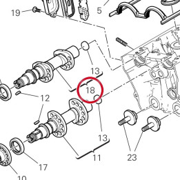 Arbre distribution — réf. 14825741A | Ducati Store