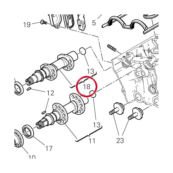 Arbre distribution — réf. 14825741A | Ducati Store