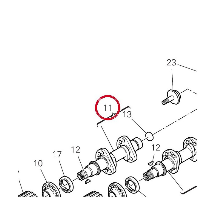 Arbre distribution — réf. 14824222A | Ducati Store
