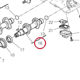 Arbre distribution — réf. 14825731A | Ducati Store