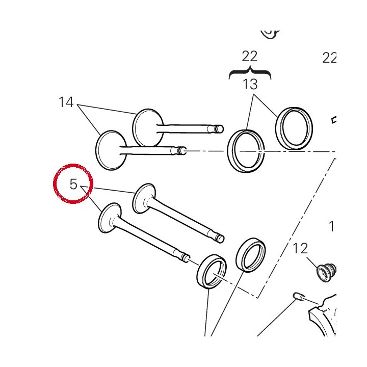 Soupape dechappement — réf. 21110991A | Ducati Store