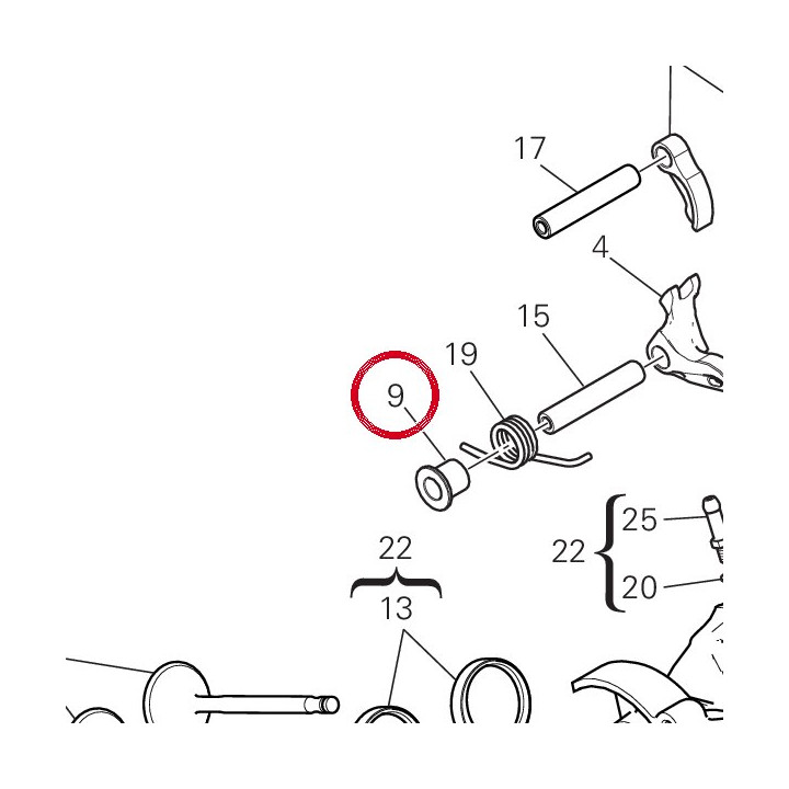 Entretoise 71312921A — réf. 71312921A | Ducati Store