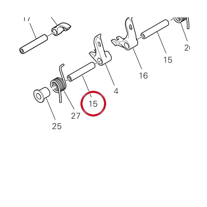 Axe culbuteur fermature — réf. 82112951A | Ducati Store