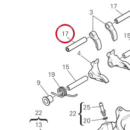 Axe culbuteur ouverture — réf. 82112941A | Ducati Store