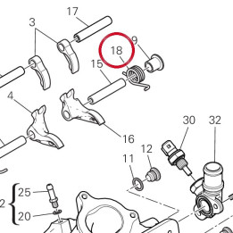 Ressort retour soupape — réf. 79915011A | Ducati Store