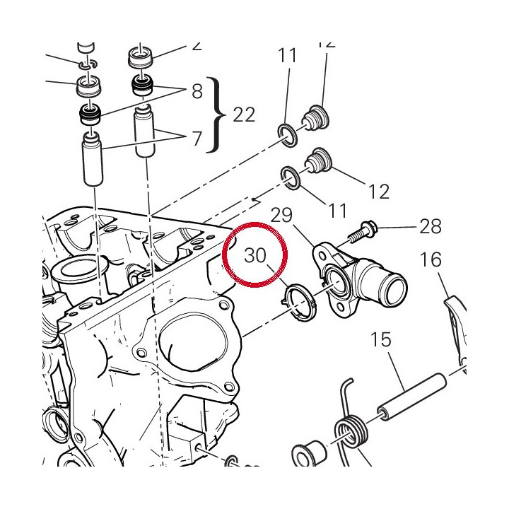 Joint torique 88641031A — réf. 88641031A | Ducati Store