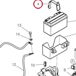 Elastique batterie 75910431B — réf. 75910431B | Ducati Store