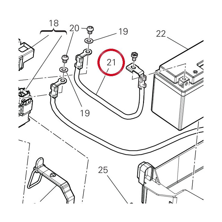 Câble batterie — réf. 51411151C | Ducati Store