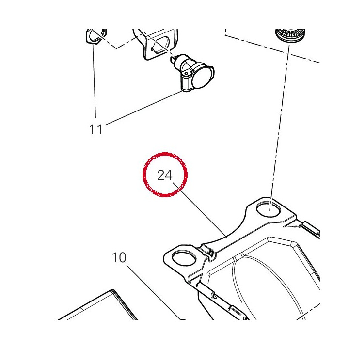 Support câblage 8291N401A — réf. 8291N401A | Ducati Store