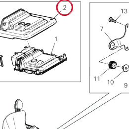 Support centrale injection — réf. 86613081A | Ducati Store