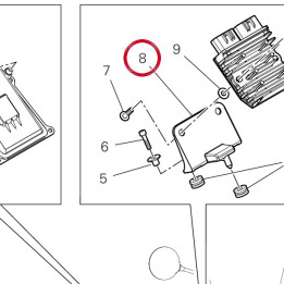 Support regulateur — réf. 8291N731A | Ducati Store