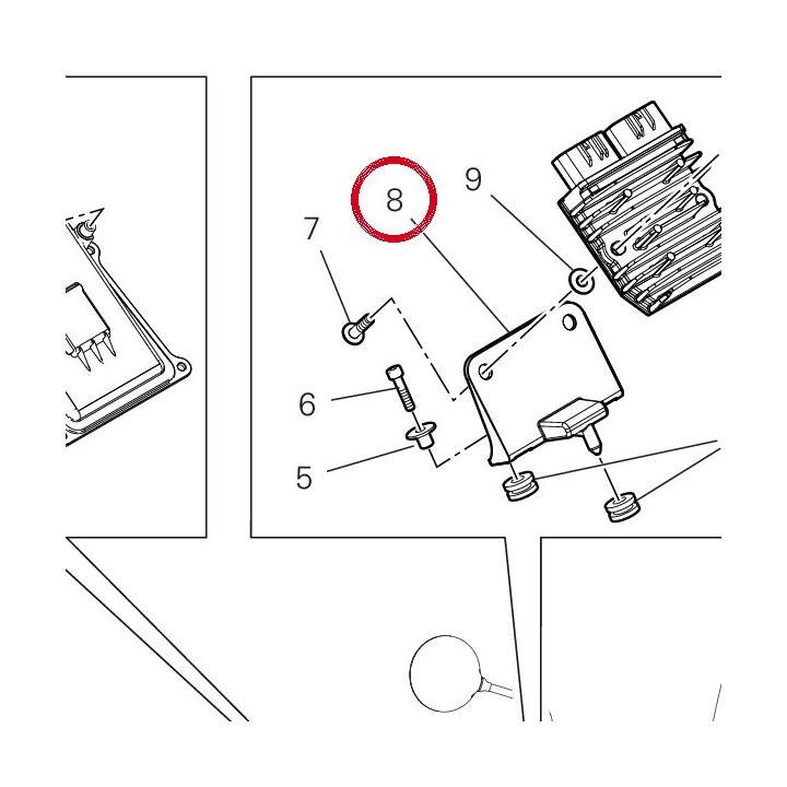 Support regulateur — réf. 8291N731A | Ducati Store