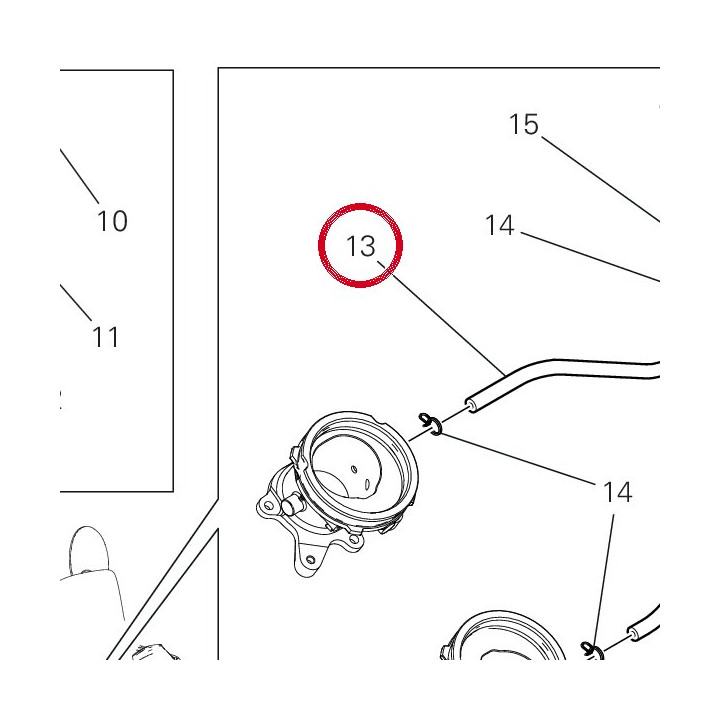 Tuyau 59018991A — réf. 59018991A | Ducati Store