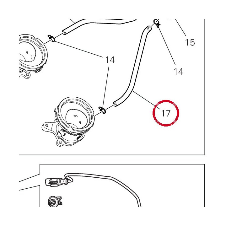 Tuyau 59018981A — réf. 59018981A | Ducati Store