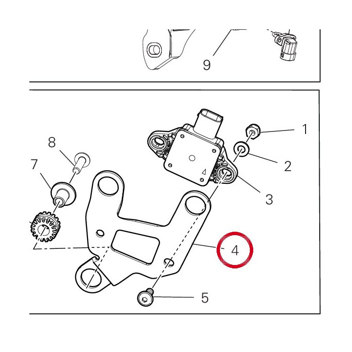 Equerre 8301B191BA — réf. 8301B191BA | Ducati Store