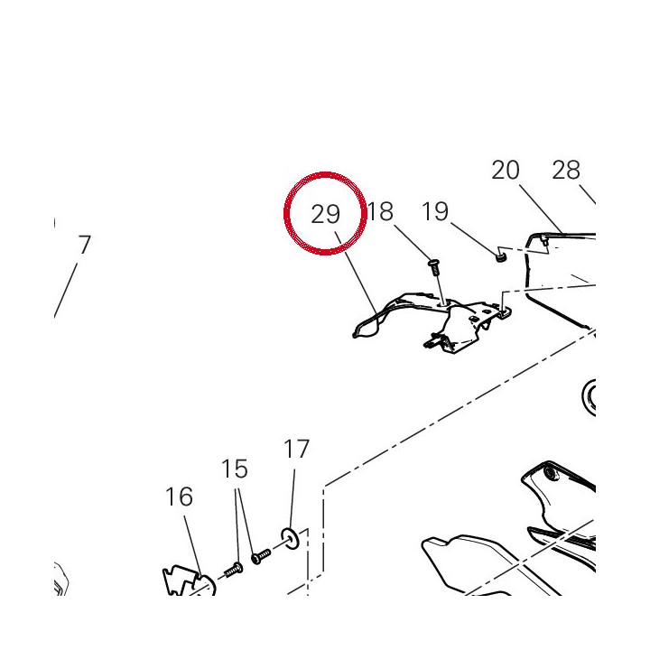 Support câblage 8291J471B — réf. 8291J471B | Ducati Store