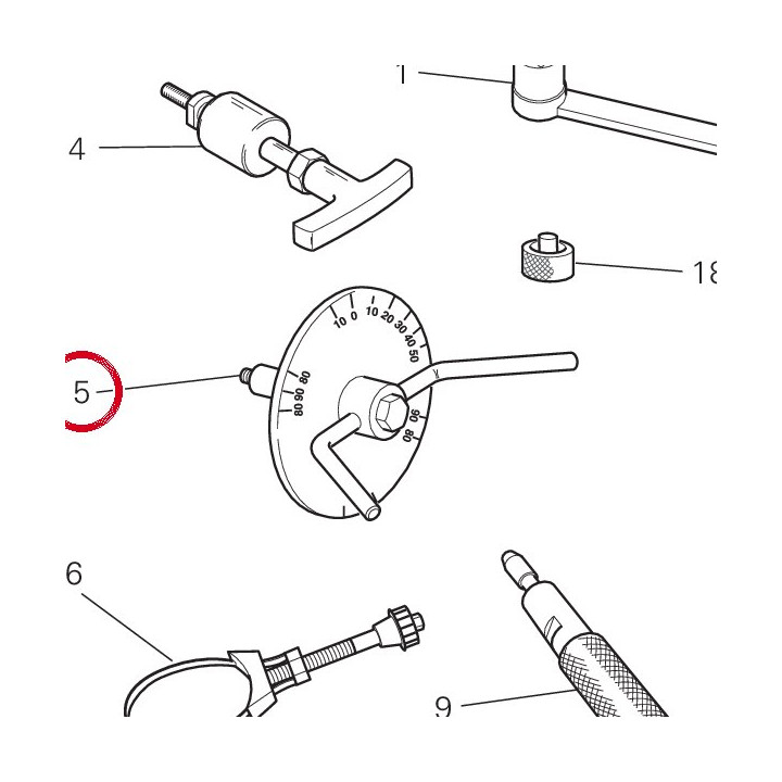 Outil Porte-Disque gradue — réf. 887651635 | Ducati Store