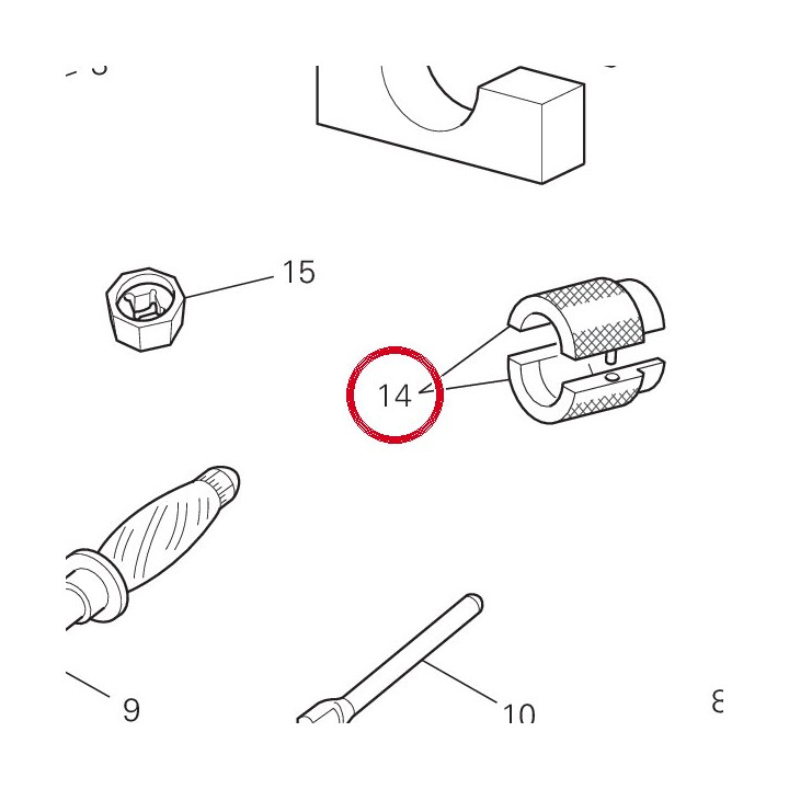 Outil ancrage bague — réf. 887130030 | Ducati Store