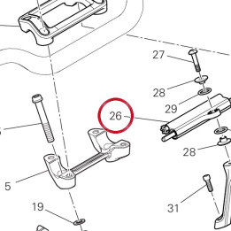 Amortisseur de direction — réf. 36420231A | Ducati Store