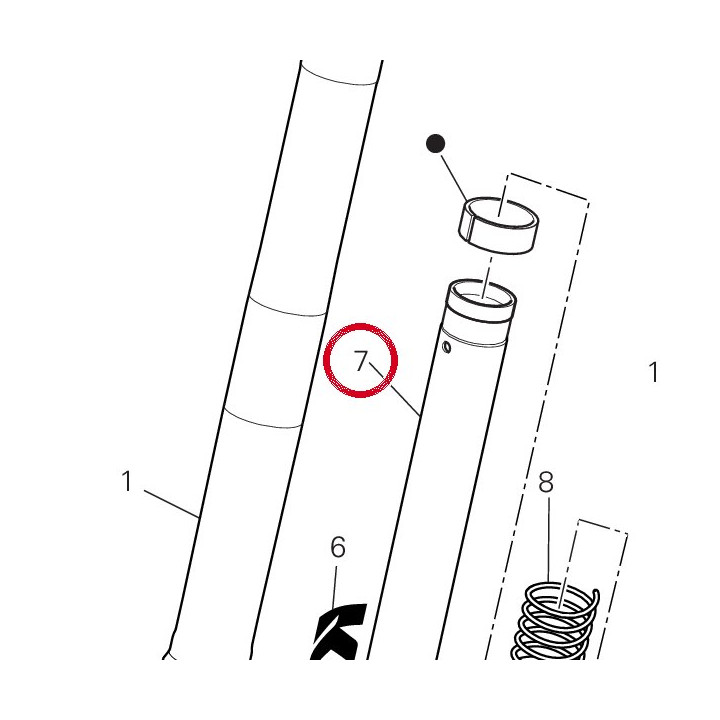 Coulisse droite complète — réf. 34923521A | Ducati Store