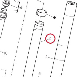 Coulisse gauche complète — réf. 34923501A | Ducati Store