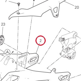 Bras oscillant arrière — réf. 37022563AA | Ducati Store