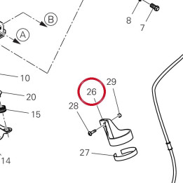 Support tuyau frein — réf. 8291R601A | Ducati Store