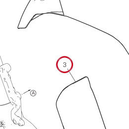 Fork protection rh 4601R081A — réf. 4601R081A | Ducati Store
