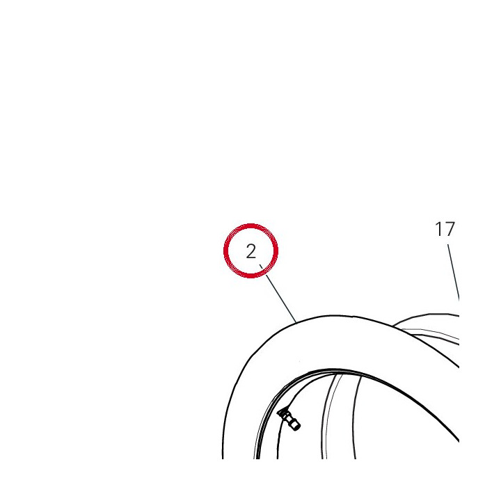 Chambre à air 50340081A — réf. 50340081A | Ducati Store