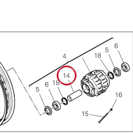 Entretoise interne 71413811A — réf. 71413811A | Ducati Store