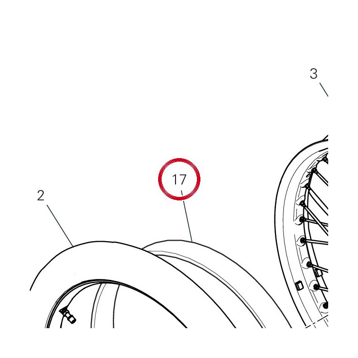 Protection chambre à air — réf. 46047681A | Ducati Store