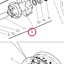 Mozzo posteriore — réf. 16220921AA | Ducati Store