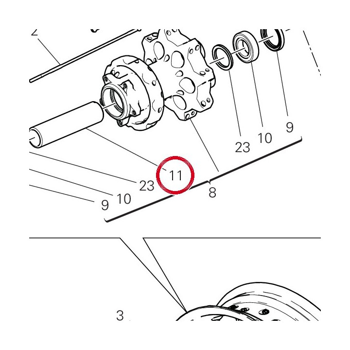 Entretoise interne 71413821B — réf. 71413821B | Ducati Store