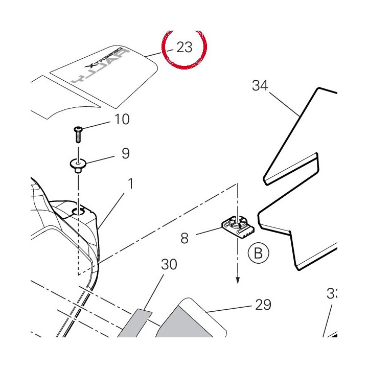 Decalcomanie de réservoir — réf. 4381H941A | Ducati Store