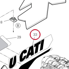 Decalcomanie gauche — réf. 4381L071A | Ducati Store