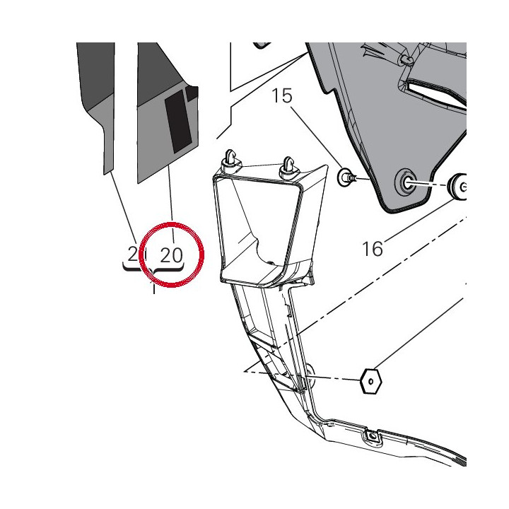 Decalcomanie Ducati droite — réf. 4381I021A | Ducati Store