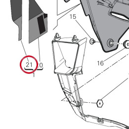 Decalcomanie carene droite — réf. 4381I111A | Ducati Store
