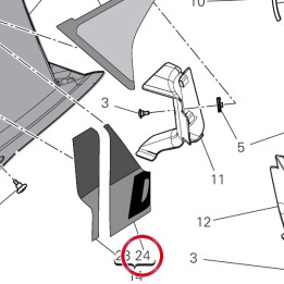 Decalcomanie Ducati gauche — réf. 4381I101A | Ducati Store