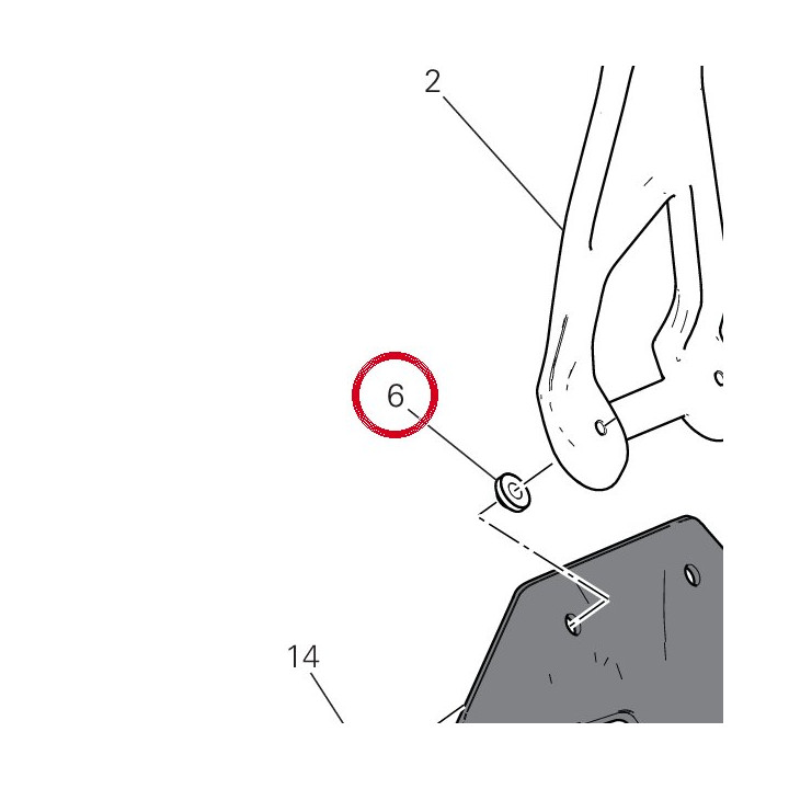 Entretoise 71614371A — réf. 71614371A | Ducati Store