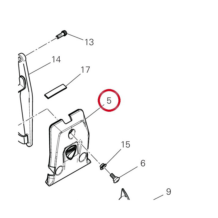 Cache support feu avant — réf. 96610901A | Ducati Store