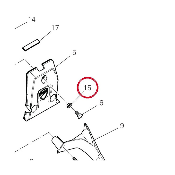 Entretoise 71610213AA — réf. 71610213AA | Ducati Store