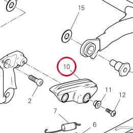 Patin chaîne inférieure — réf. 44712921A | Ducati Store