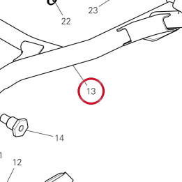 Béquille centrale — réf. 55510941DA | Ducati Store