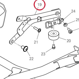 Arresto cavalletto — réf. 55510961BA | Ducati Store