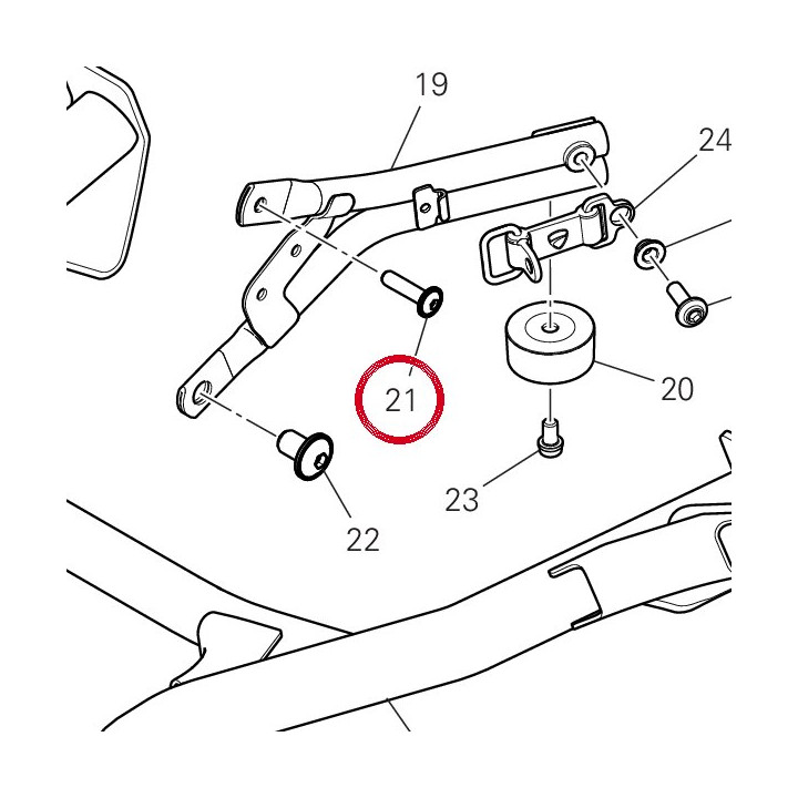 Vis cote alternateur — réf. 71850373CA | Ducati Store
