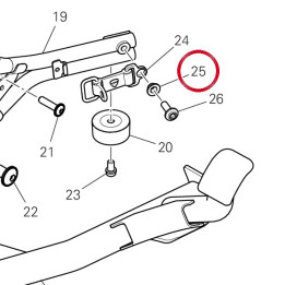 Entretoise 97010131A — réf. 97010131A | Ducati Store