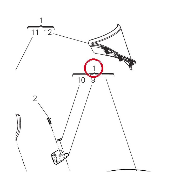 Garde-Boue avant 56426911AC — réf. 56426911AC | Ducati Store