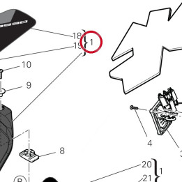 Réservoir carburant — réf. 58613091FD | Ducati Store