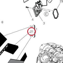 Decalco DesertX serbatoio — réf. 4381L221A | Ducati Store