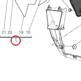 Carene droite 480PC873AC — réf. 480PC873AC | Ducati Store